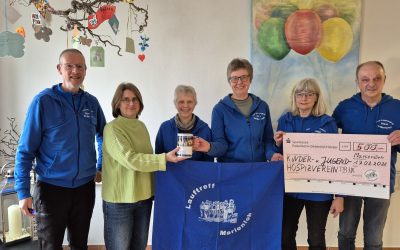 Lauf- & Walkingtreff Marienloh sammelt für Ambulanten Kinder- und Jugendhospizdienst Paderborn-Höxter